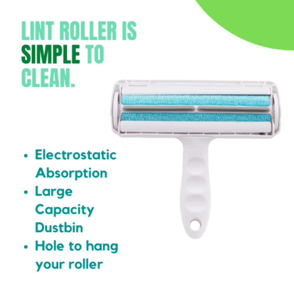 Professional Reusable Pet Hair Remover Roller for Furniture, Upholstery, Carpets, and Vehicle Interiors